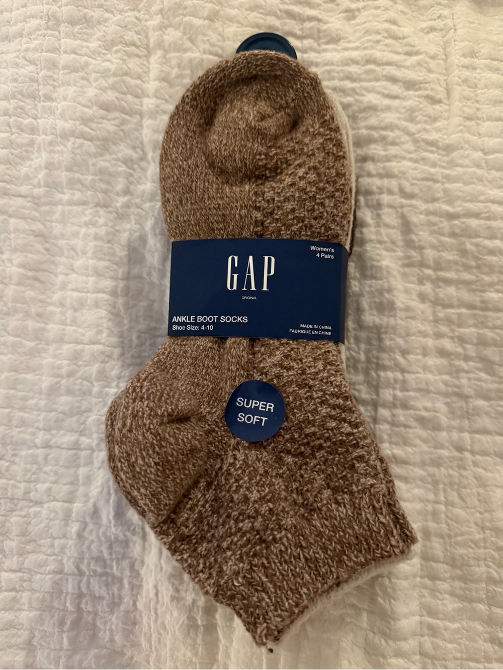 GAP Women's Ankle Boot Socks - 4 Pk